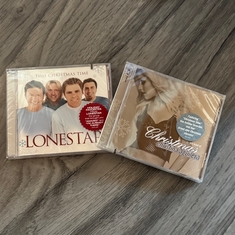 Lonestar and Christina Aguilera Christmas CDs